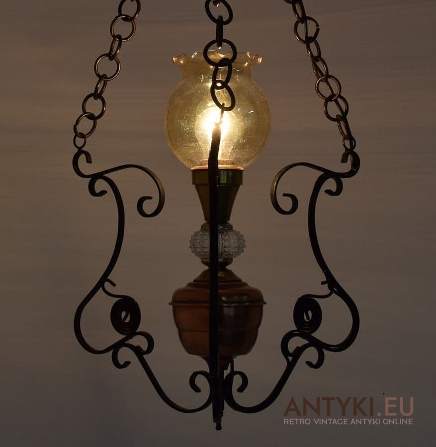 Lampa Sufitowa Rustykalna Do Kuchni Kawiarenki Knajpy Lampka Kuchenna Nad Stolik Styl Rustyk